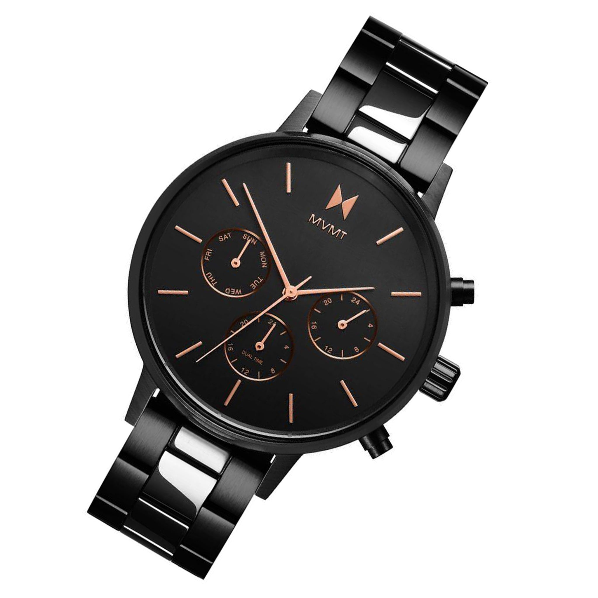 MVMT Black Steel Multi-function Women's Watch - DFC01BL