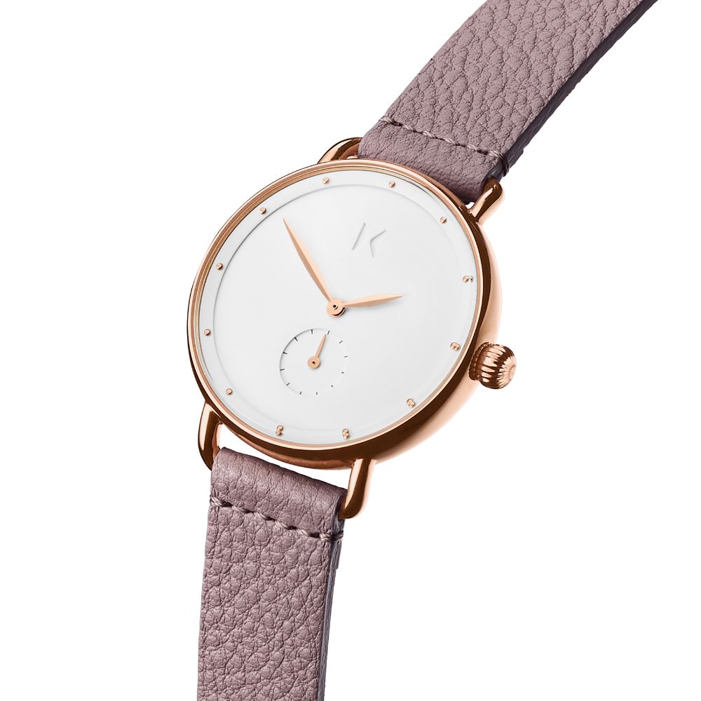 MVMT Bloom Purple Leather Ladies Watch - DFR01RGPU