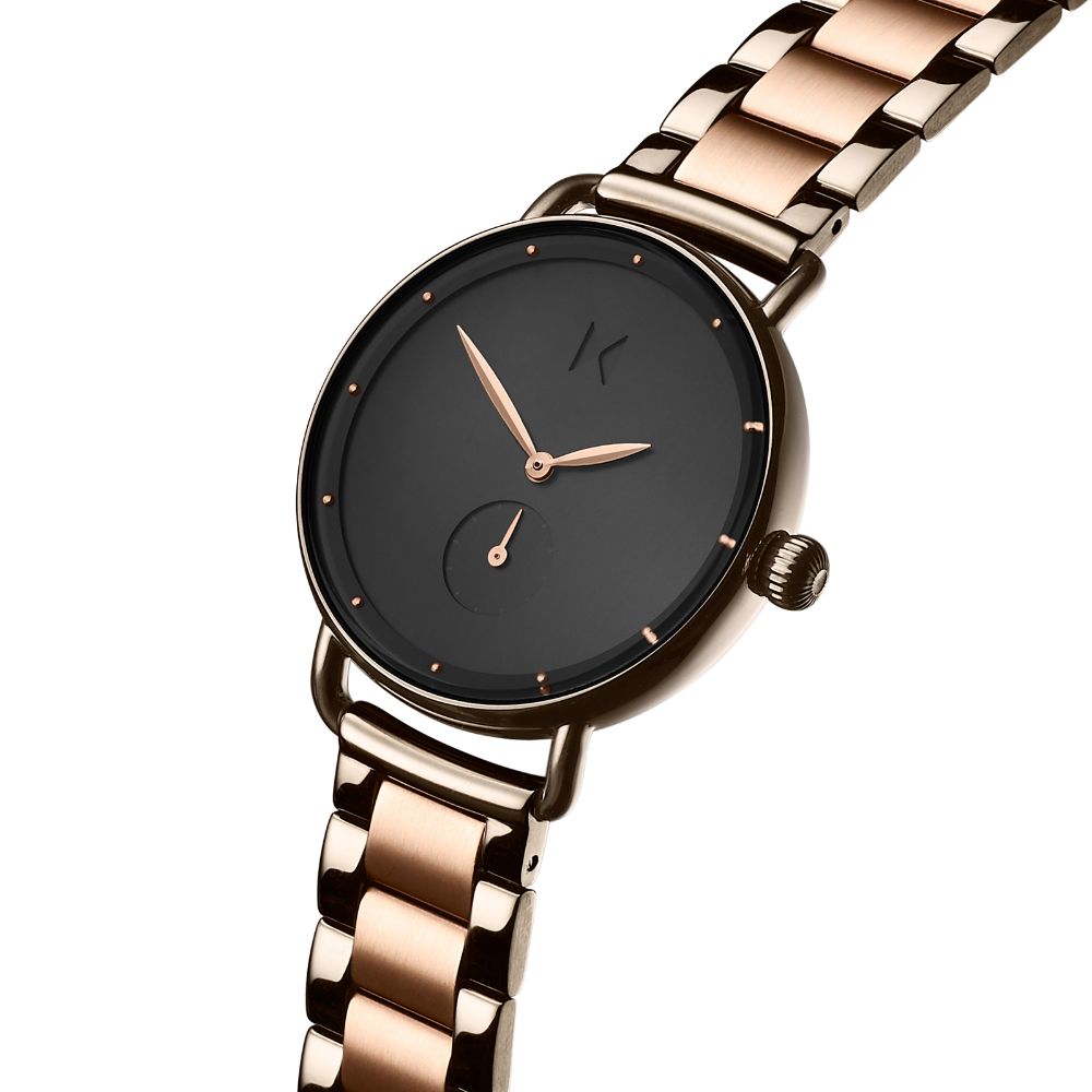 MVMT Bloom Taupe & Rose Gold Steel Ladies Watch - DFR01TIRG
