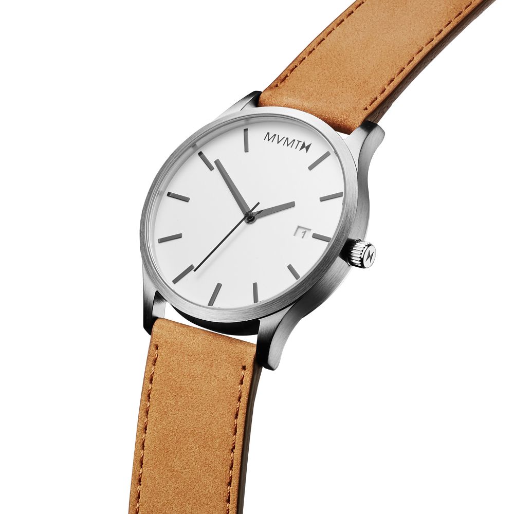 MVMT Classic Tan Leather Men's Watch - DL2131L331