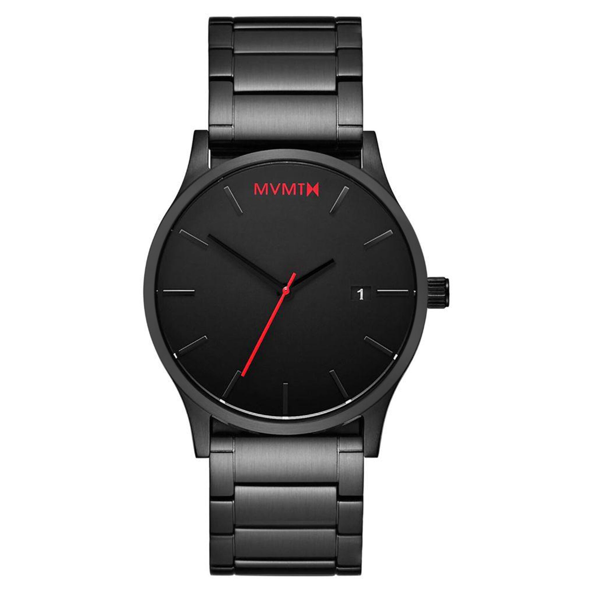 MVMT Classic Black Steel Men's Watch - DL2135B551