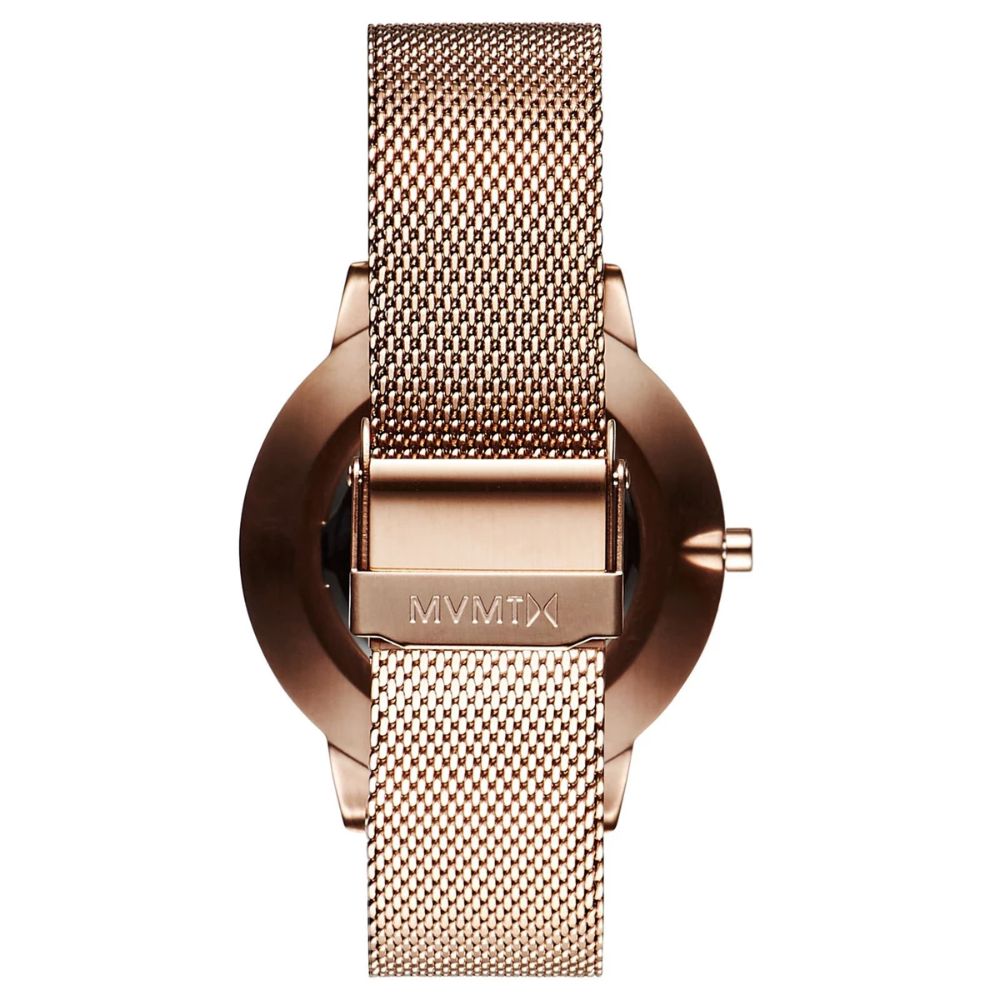 MVMT Boulevard Rose Gold Mesh Ladies Slim Watch - DMB01RGPL