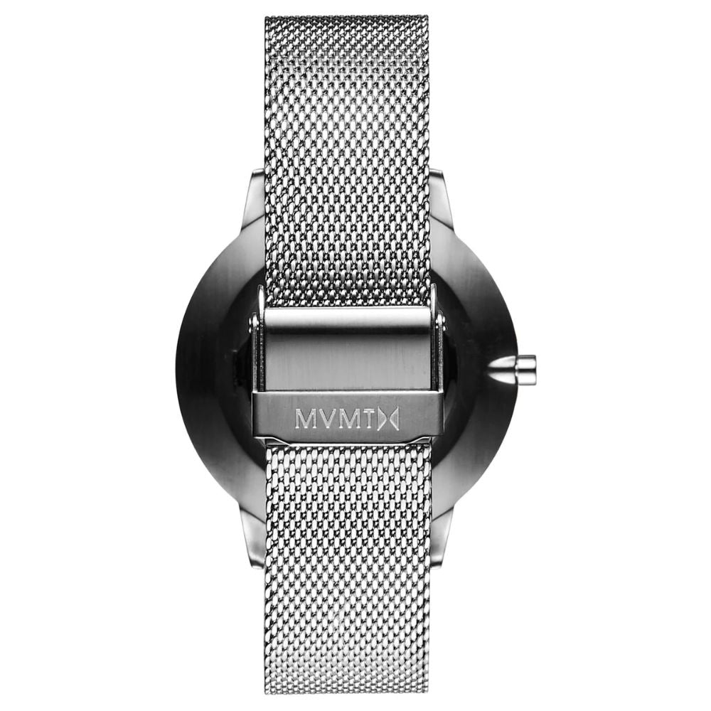 MVMT Boulevard Silver Mesh Ladies Basic Slim Watch - DMB01S