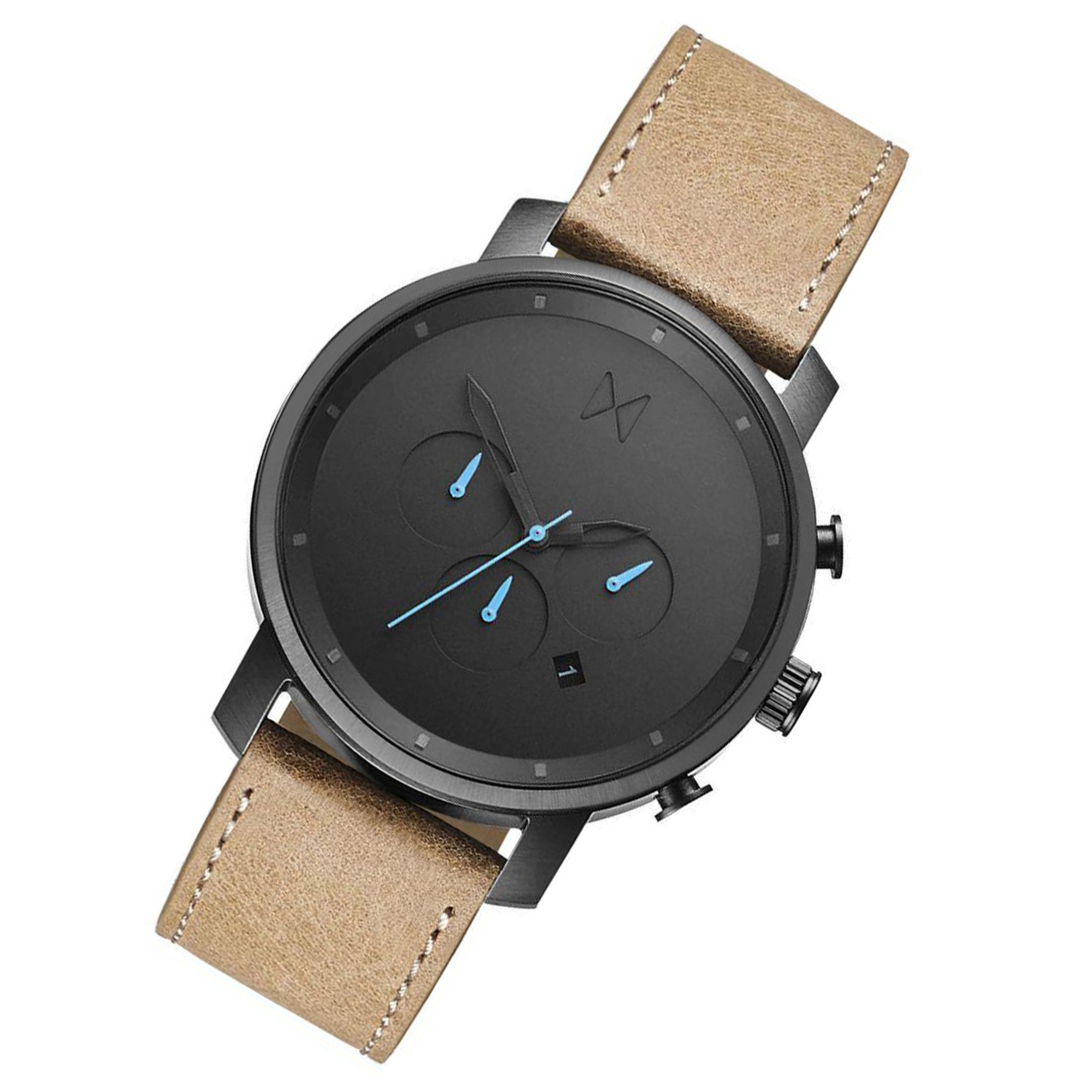 MVMT Chrono Sandstone Leather Men's Watch - DMC01GML