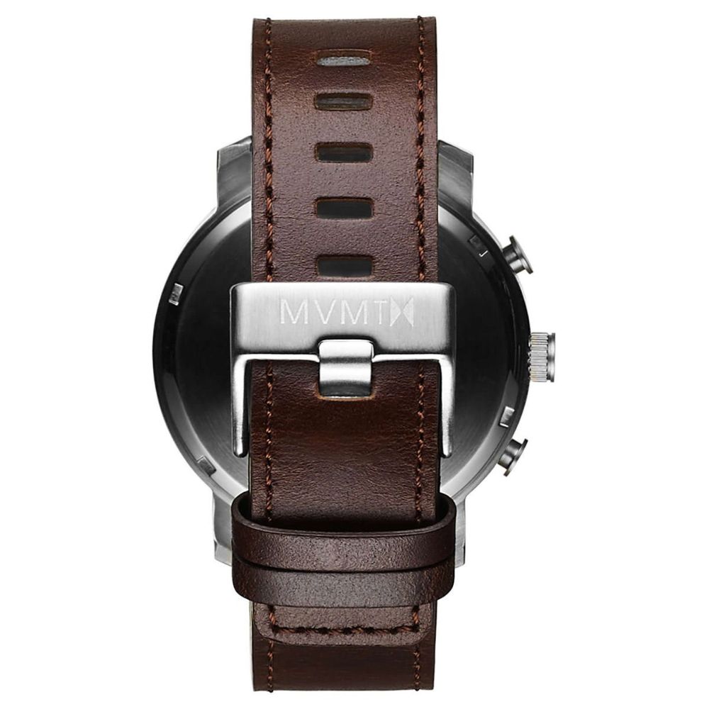 MVMT Chrono Brown Leather Men's Watch - DMC01SBRL