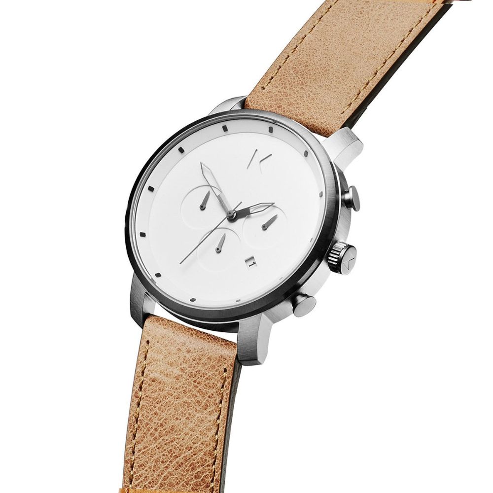 MVMT Chrono Caramel Leather Men's Watch - DMC01WT