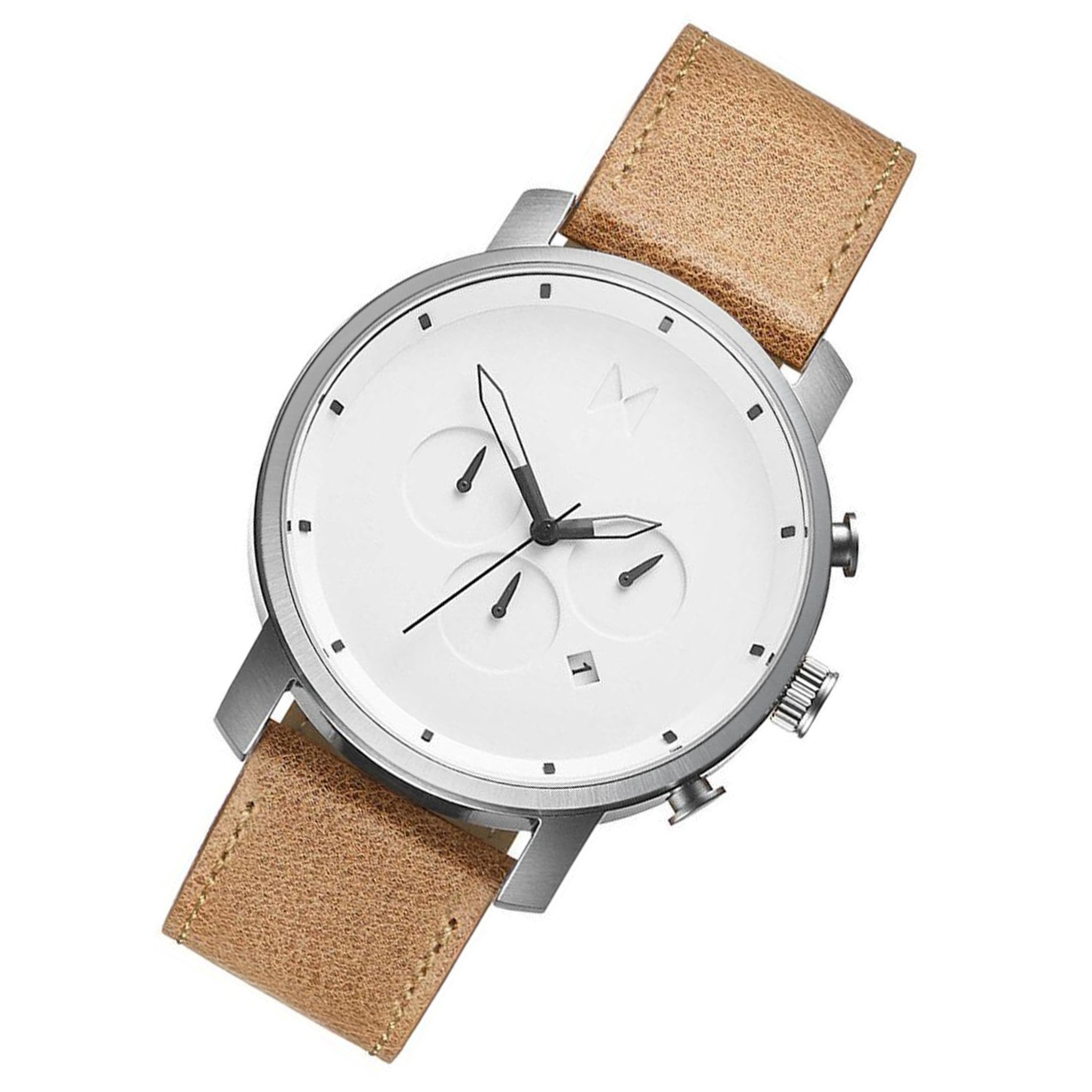 MVMT Chrono Caramel Leather Men's Watch - DMC01WT