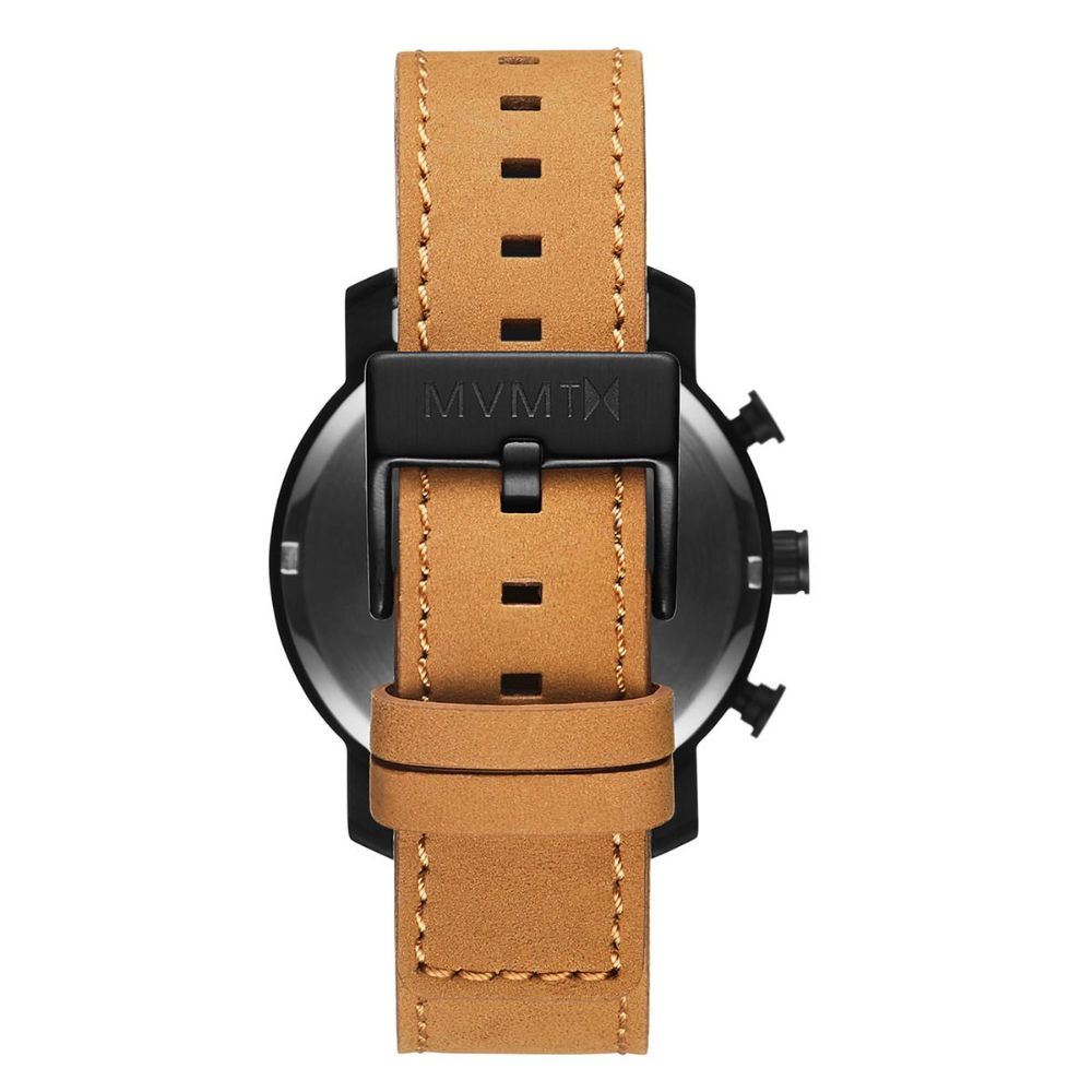 MVMT Chrono 40MM Tan Leather Men's Watch - DMC02WBTL