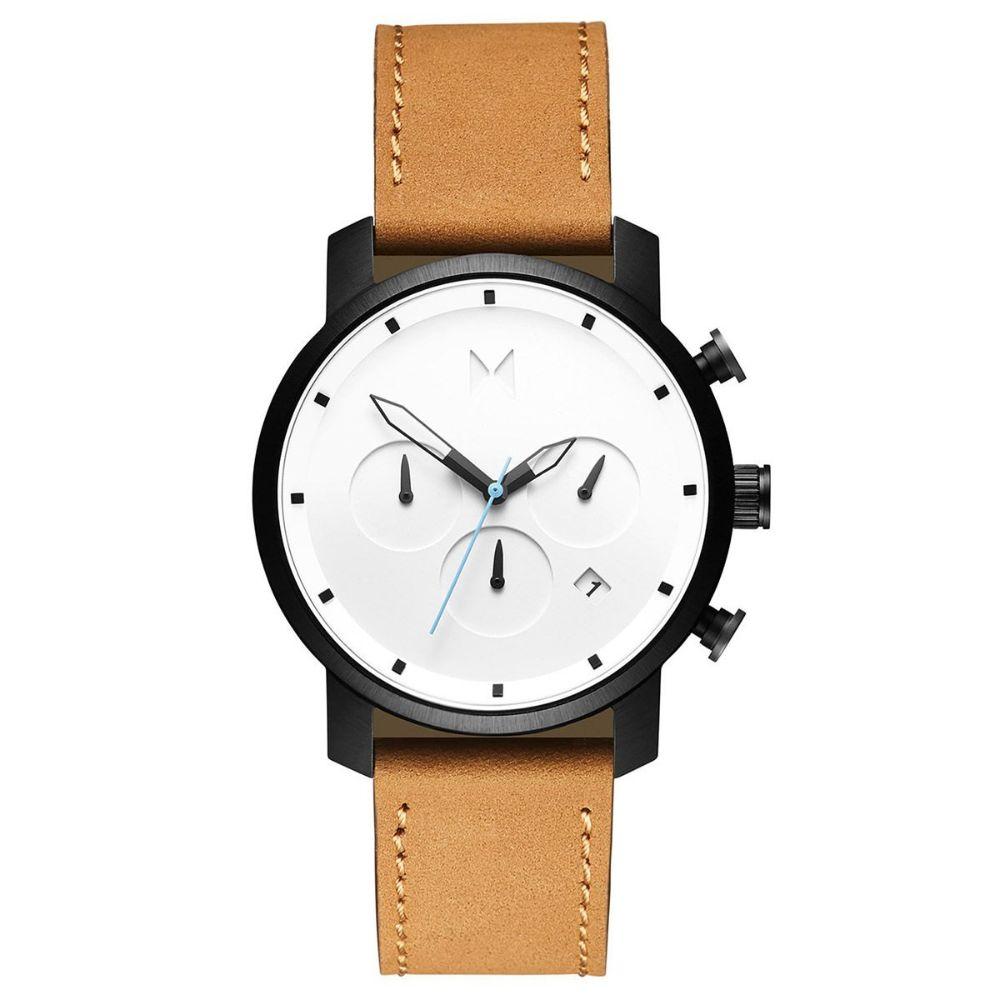 MVMT Chrono 40MM Tan Leather Men's Watch - DMC02WBTL