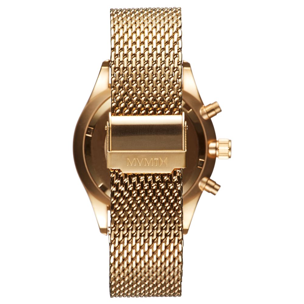 MVMT Voyager Gold Mesh Men's Multi-function Watch - DMV01G2