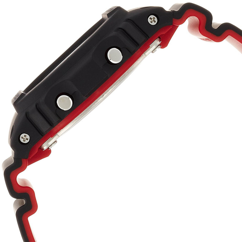 Casio G-SHOCK Black x Red Heritage Series Men's Watch - DW5600HR-1A