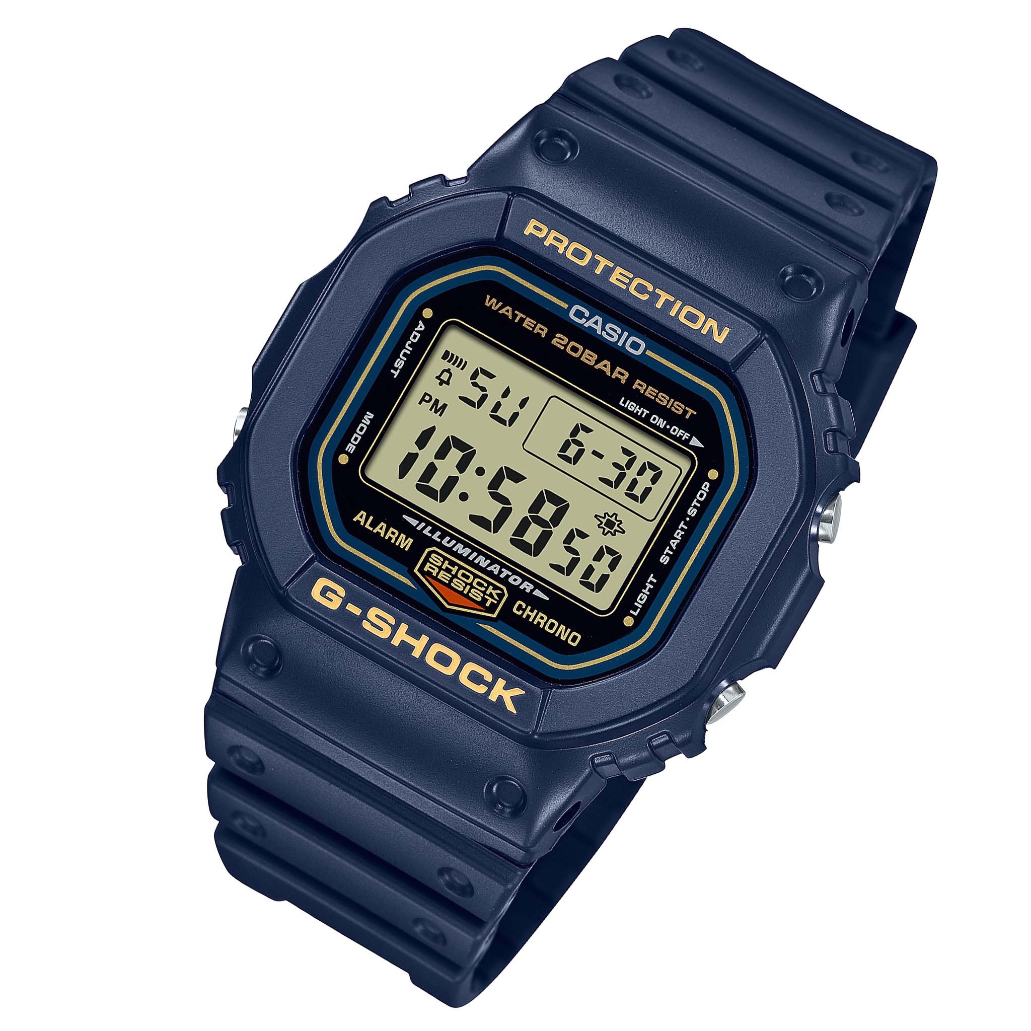 Casio G-SHOCK Iconic Square Case Digital Men's Watch - DW5600RB-2D