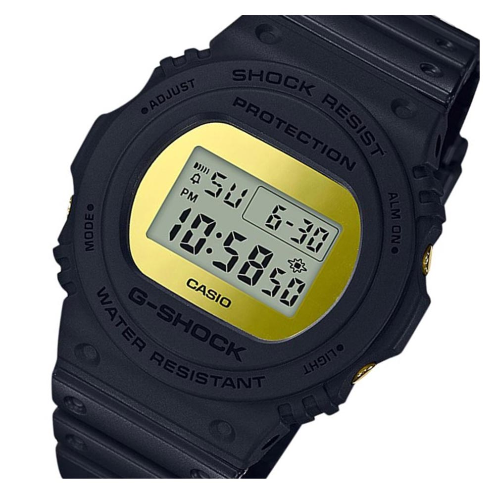 Casio G-SHOCK Metallic Mirror Face Black Resin Men's Digital Watch - DW5700BBMB-1D