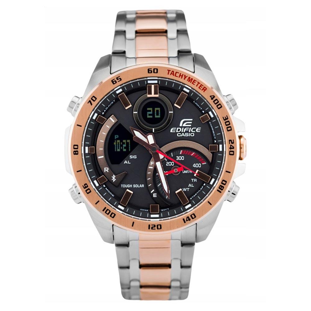 Casio Edifice Two-Tone Digital Chrono Series Men's Sport Watch - ECB900DC-1A