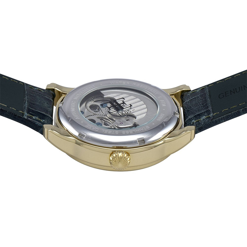 Earnshaw Longitude Midnight Green Automatic Skeleton Men's Watch - ES-8006-09