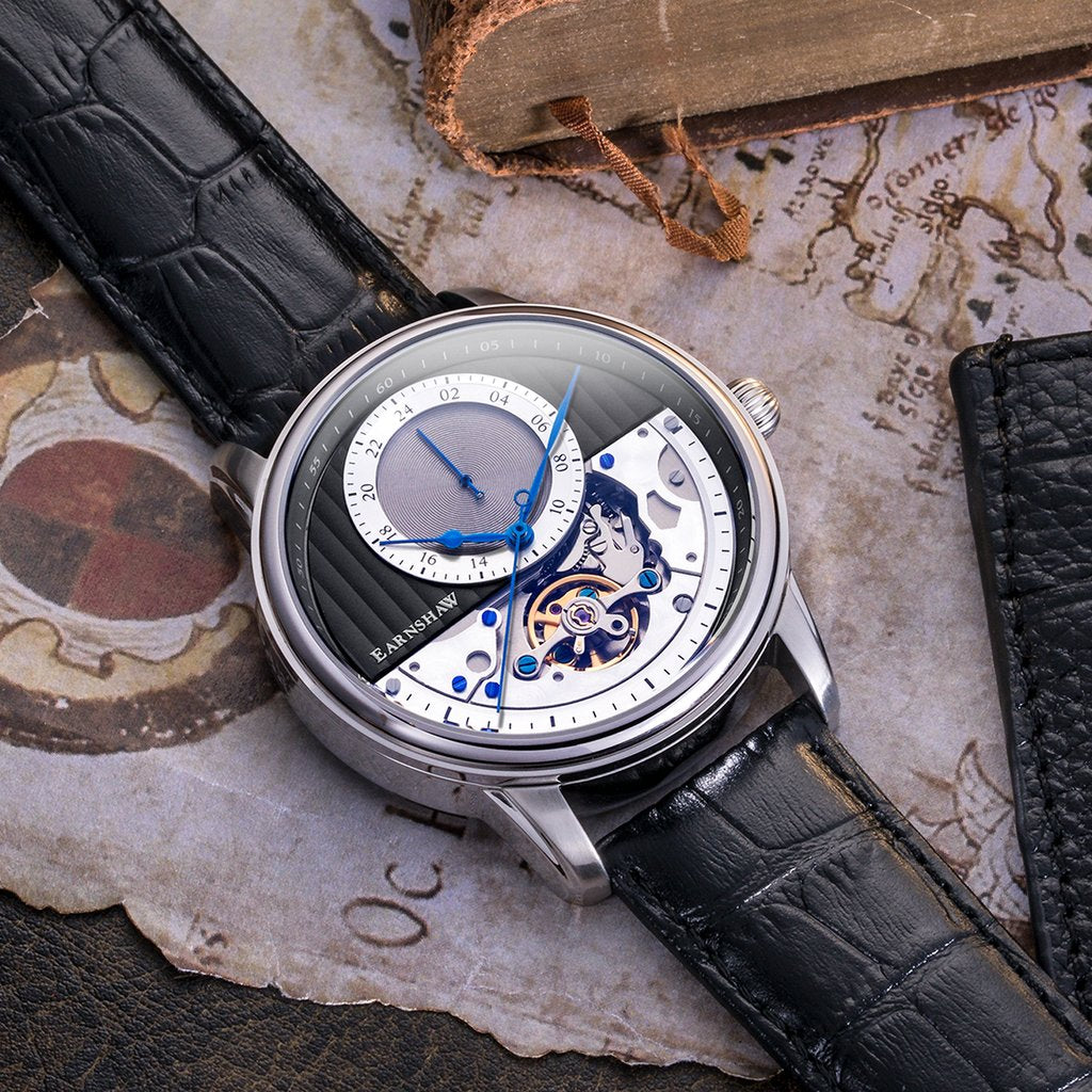 Earnshaw Longitude Regulator Open Heart Men's Watch - ES-8085-01
