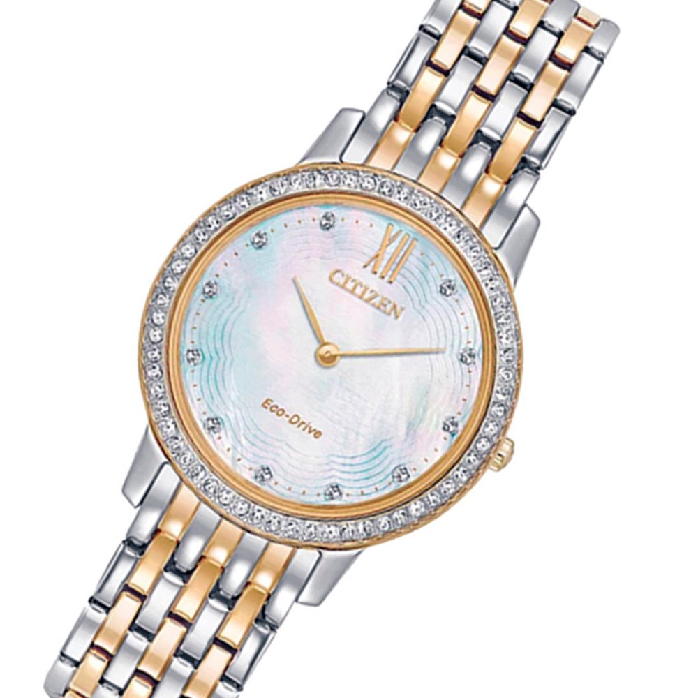 Citizen Silhouette Steel Bracelet Ladies Eco-Drive Watch - EX1484-57D