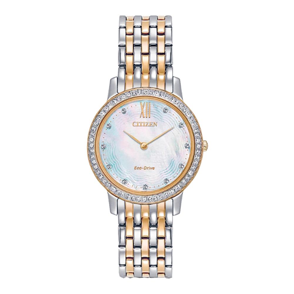 Citizen Silhouette Steel Bracelet Ladies Eco-Drive Watch - EX1484-57D