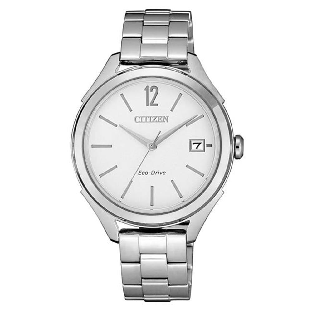 Citizen Silver Steel Eco-Drive Women's Watch - FE6141-86A