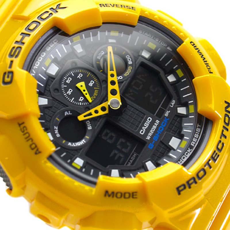 Casio G-SHOCK 55mm Duo Chrono Men's Watch - GA100A-9A