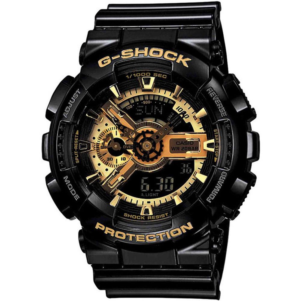 G-SHOCK Black/Gold Digital Men's Watch - GA110GB-1