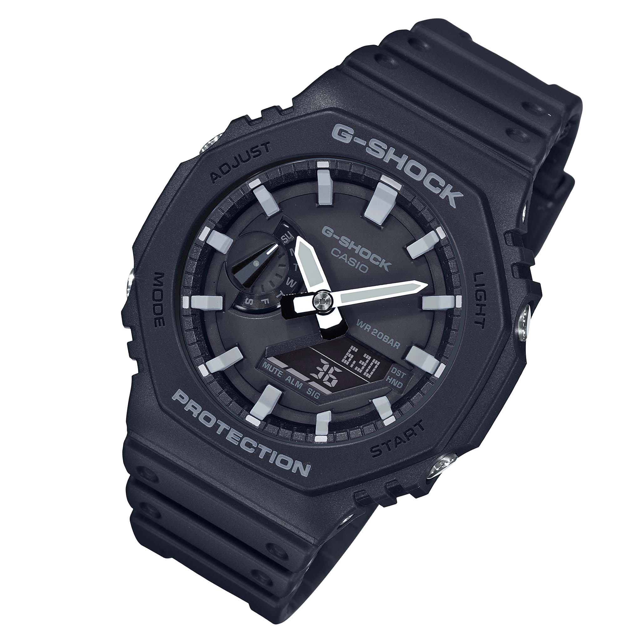 Casio G-SHOCK Carbon Core Guard Analog-Digital Men's Watch - GA2100-1A