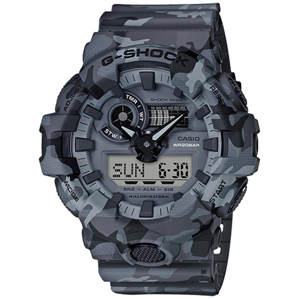 Casio G-SHOCK Grey Camo Series Men's Watch GA700CM-8A