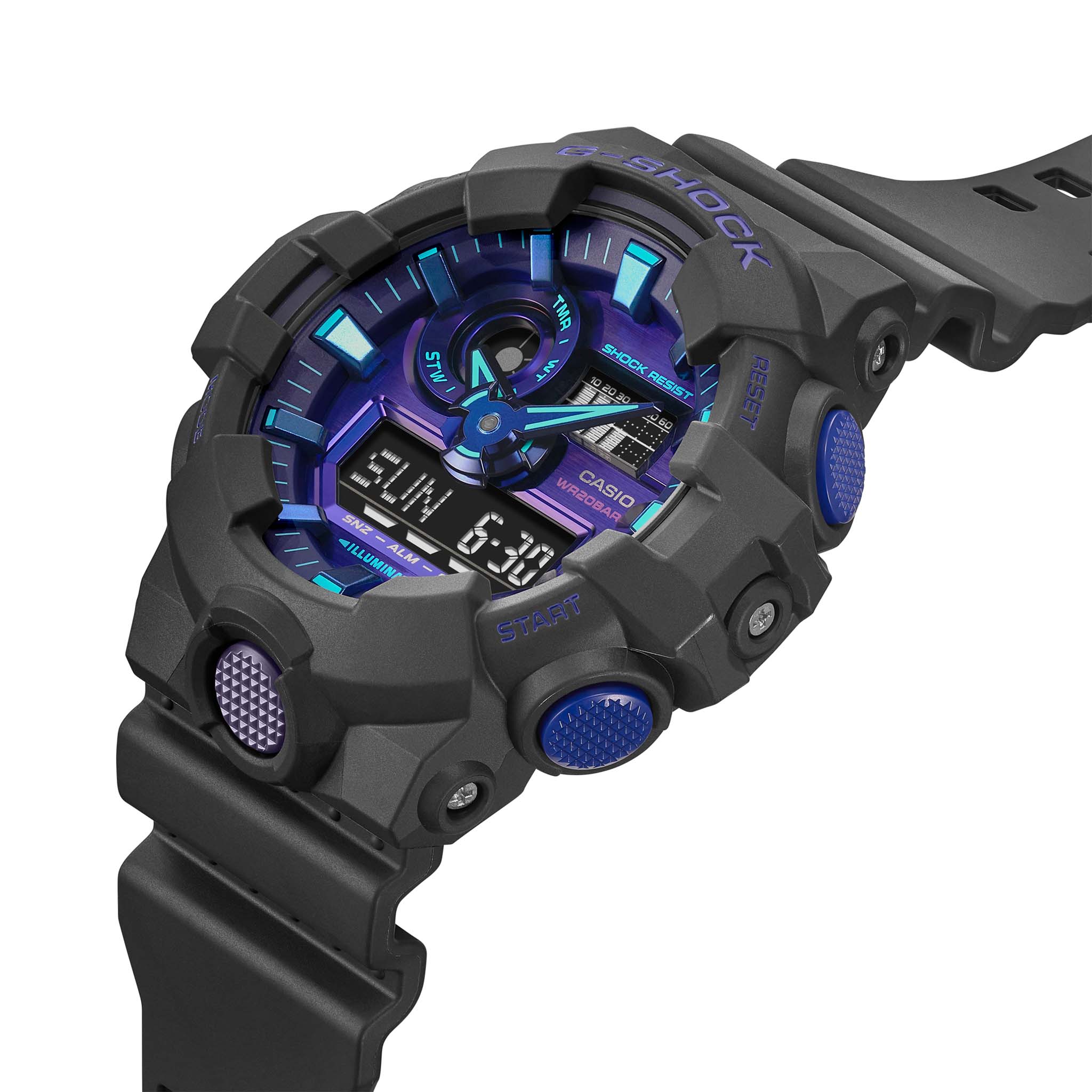 Casio G-SHOCK Virtual Blue Analogue-Digital Men's Watch - GA700VB-1A