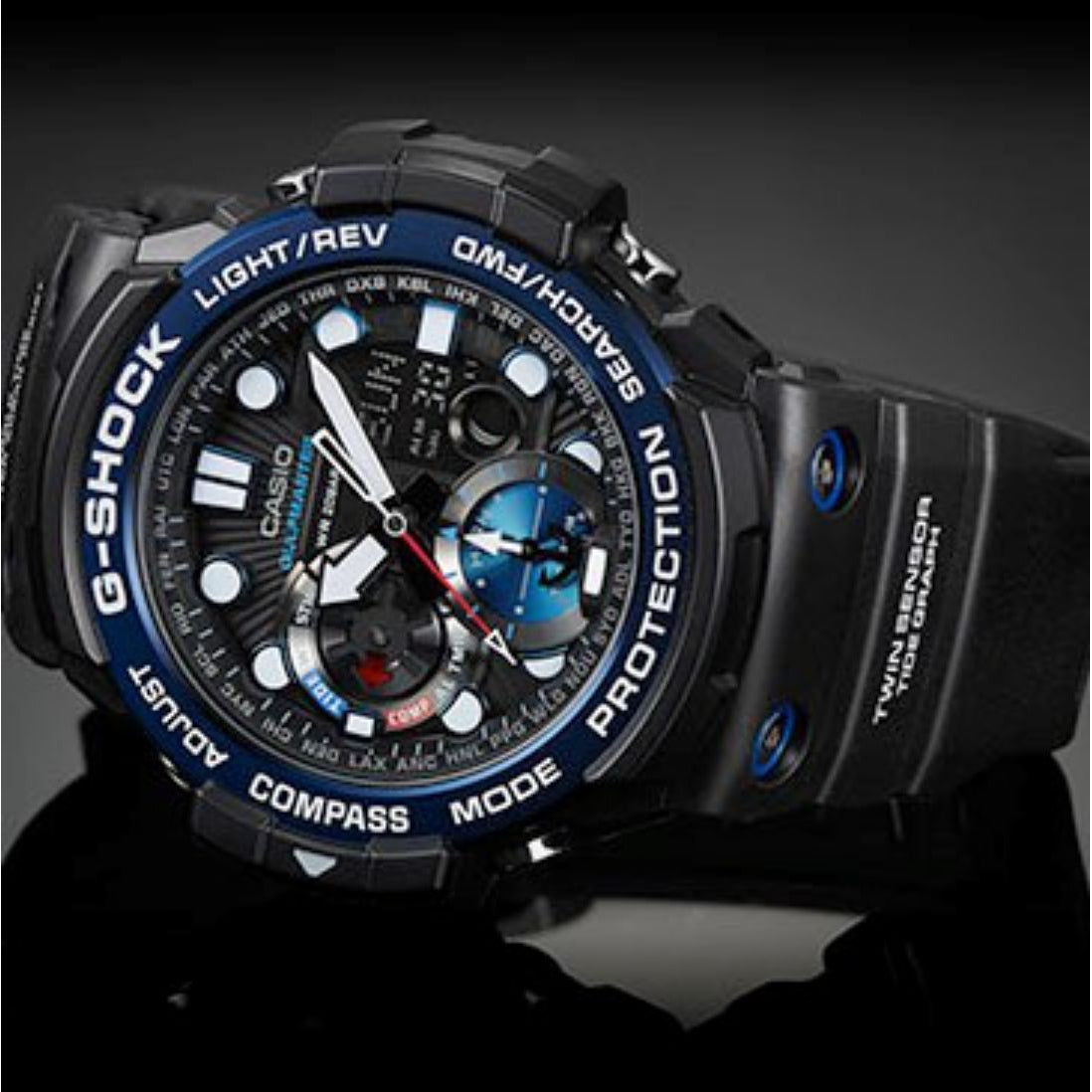 Casio G-SHOCK Gulfmaster Series Duo Chrono Men's Watch - GN1000B-1A