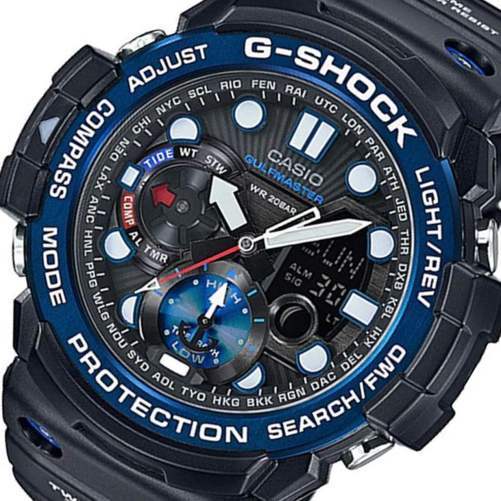 Casio G-SHOCK Gulfmaster Series Duo Chrono Men's Watch - GN1000B-1A