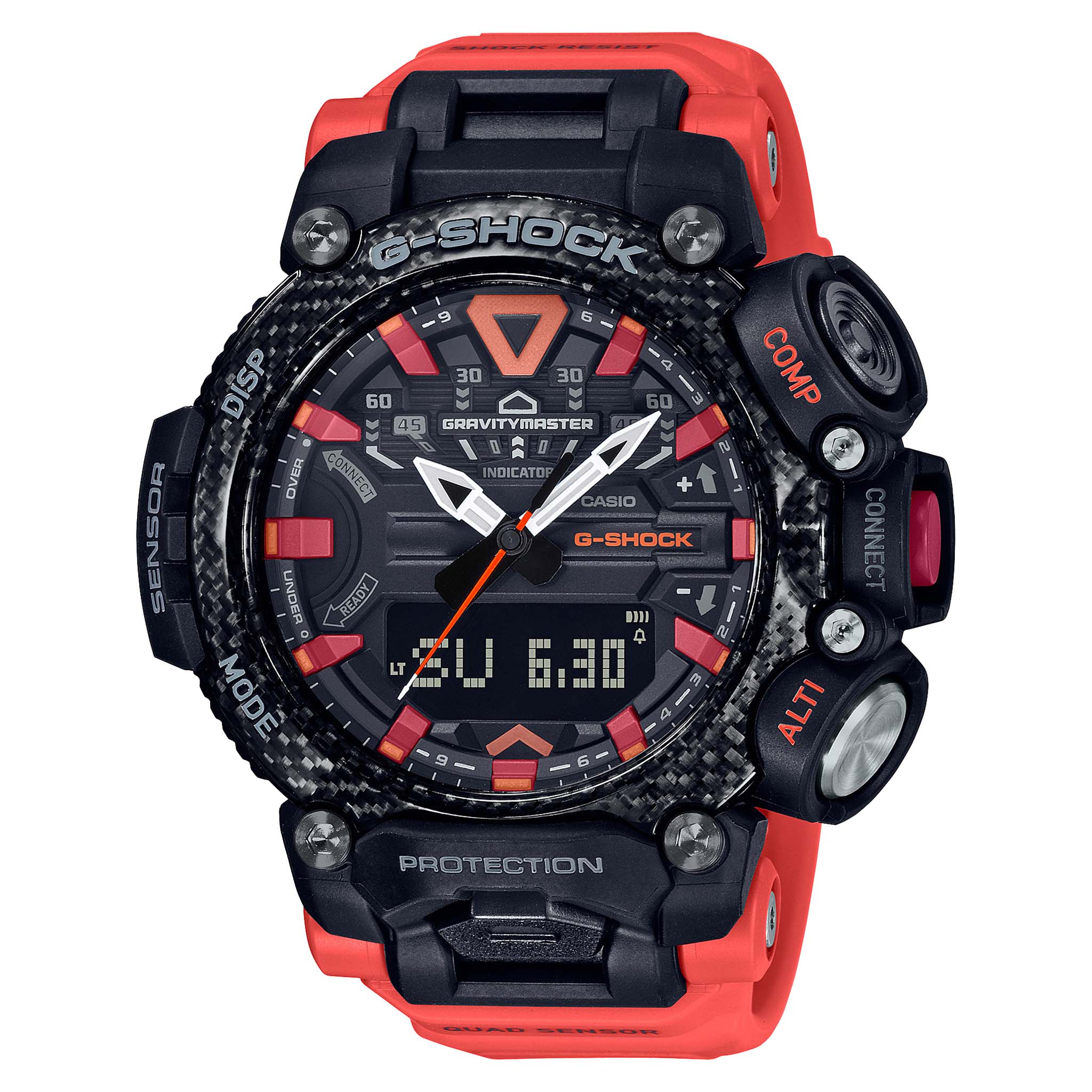 Casio G-SHOCK GRAVITYMASTER 63mm Analog-Digital Men's Watch - GRB200-1A9