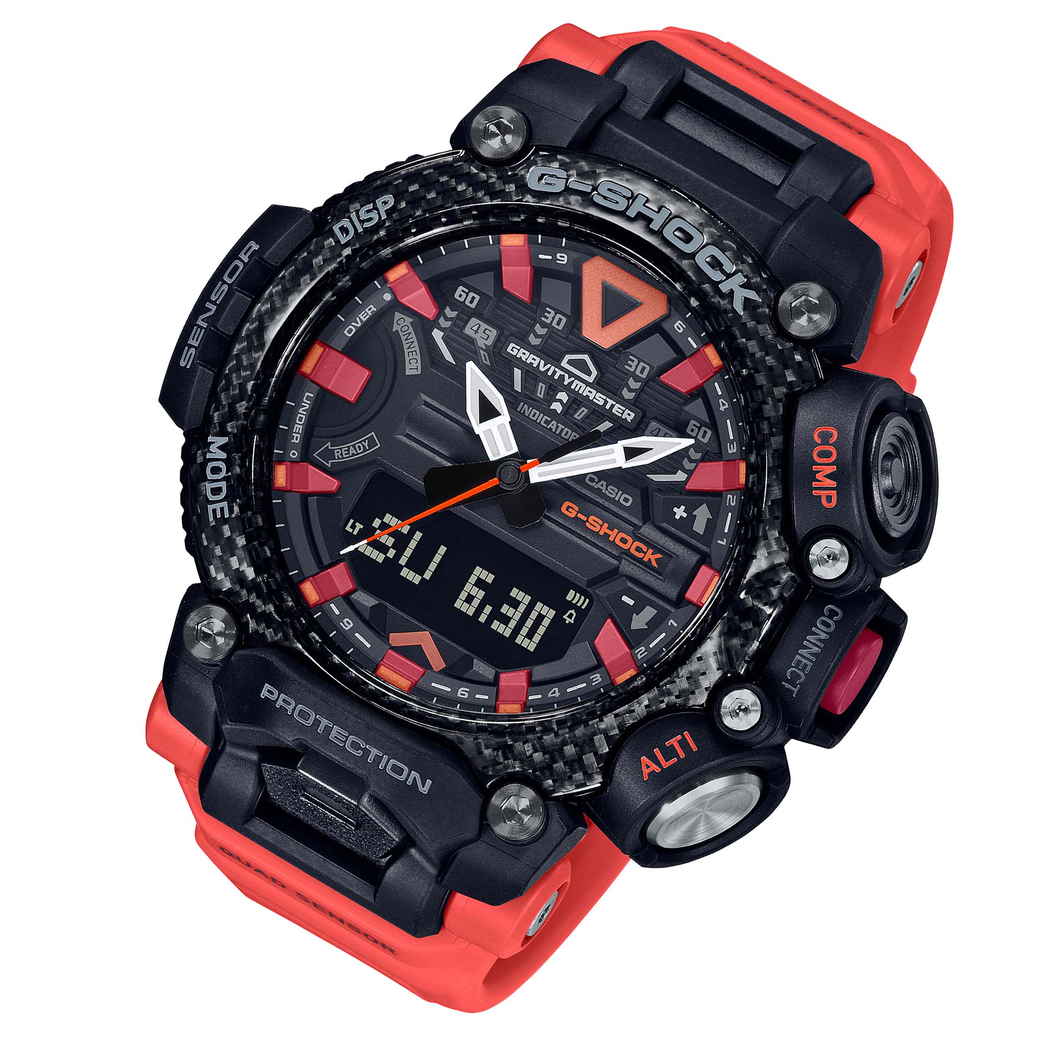 Casio G-SHOCK GRAVITYMASTER 63mm Analog-Digital Men's Watch - GRB200-1A9