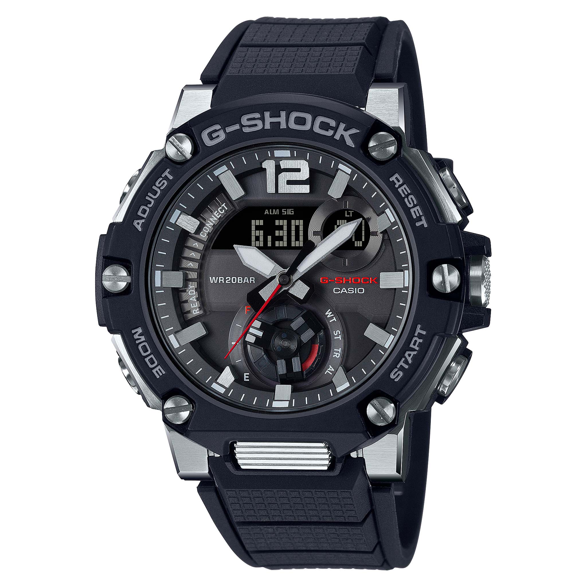Casio G-SHOCK G-STEEL Carbon Core Guard Solar Men's Watch - GSTB300-1A
