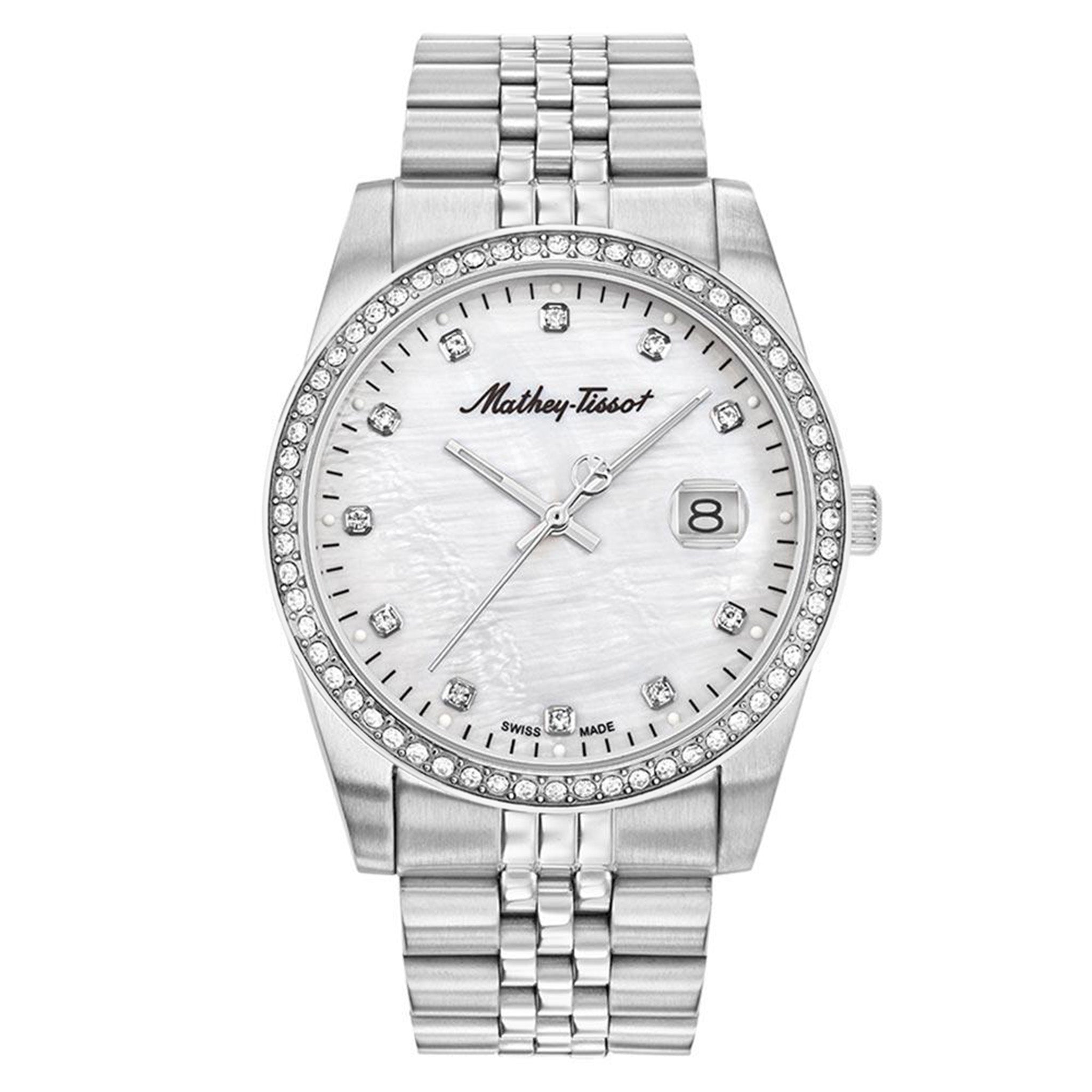 Mathey-Tissot Mathy IV Stones 42 mm Stainless Steel Swiss Made Men's Watch - H709AQI