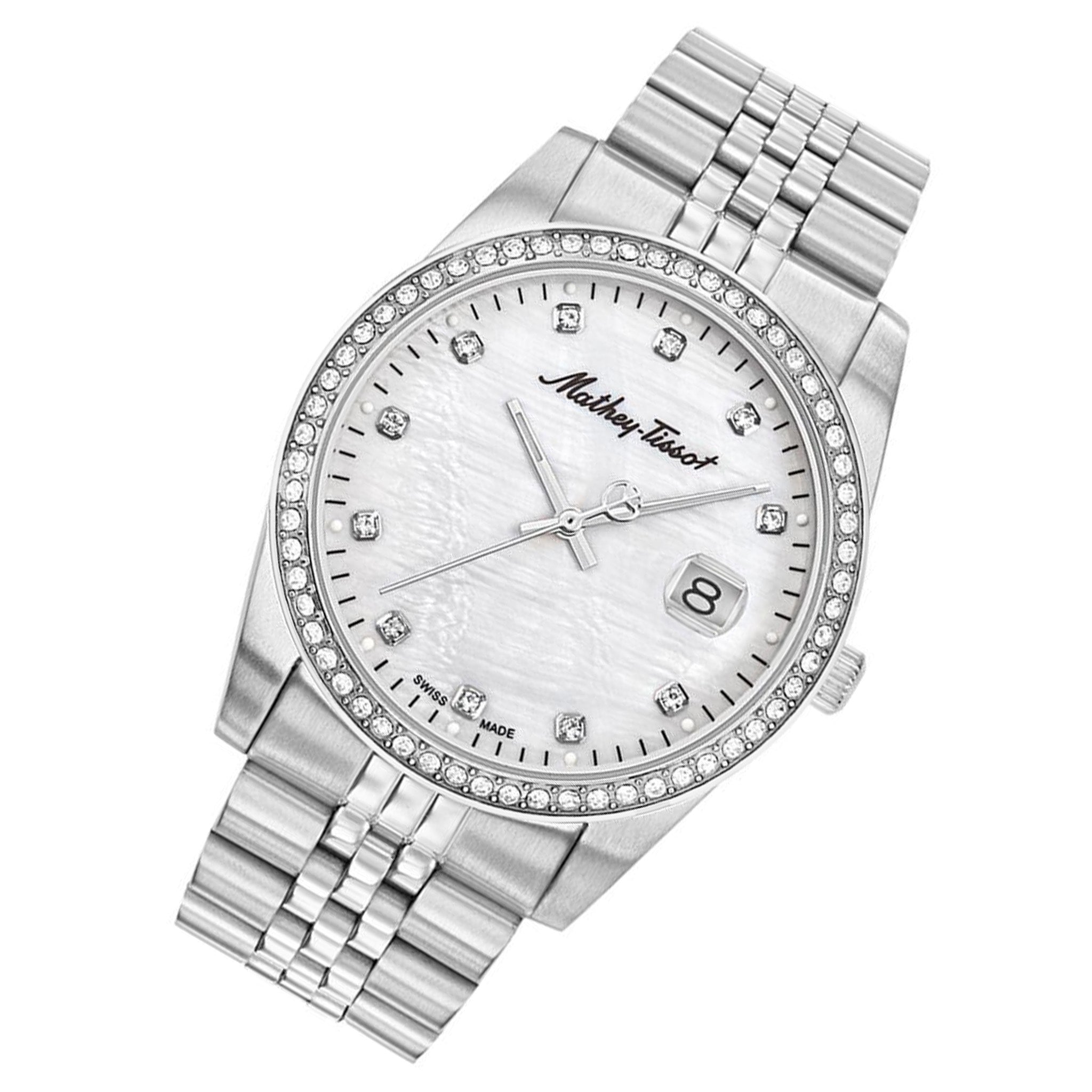 Mathey-Tissot Mathy IV Stones 42 mm Stainless Steel Swiss Made Men's Watch - H709AQI