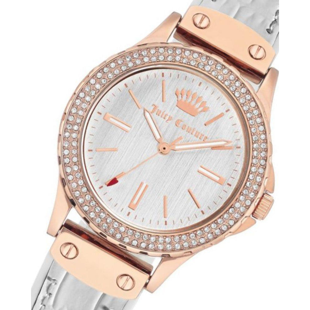Juicy Couture Rose Gold with Swarovski Crystals Ladies Watch - JC1008RGWT