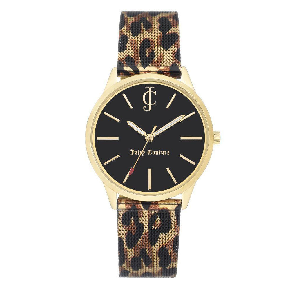 Juicy Couture Sport Women\'s Watch with Gold Tone Jeweled Bezel Animal Print Band Juicy Couture Black Label Women main image 4