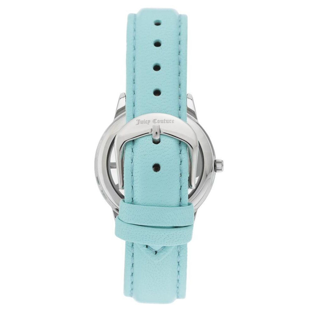 Juicy Couture Light Blue Leather with Swarovski Crystals Ladies Watch - JC1133LBLB