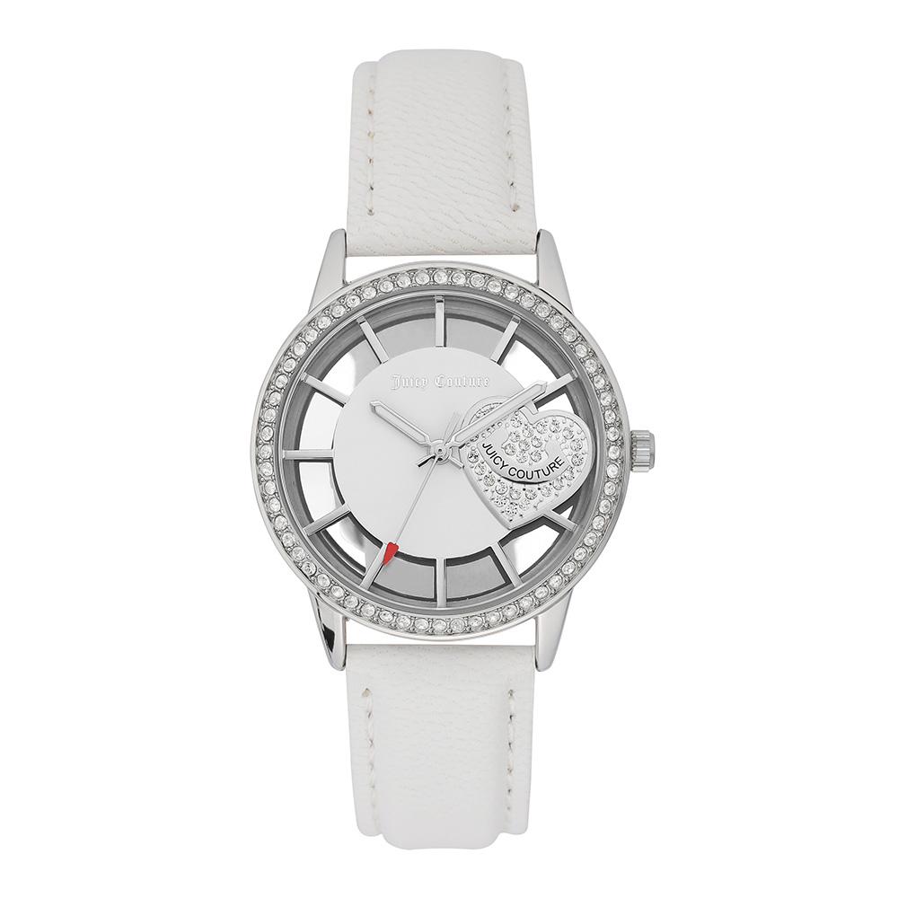 Juicy Couture Swarowski White Watch New Juicy Couture Chelsea YG SS White Silicone Swarovski  main image 2