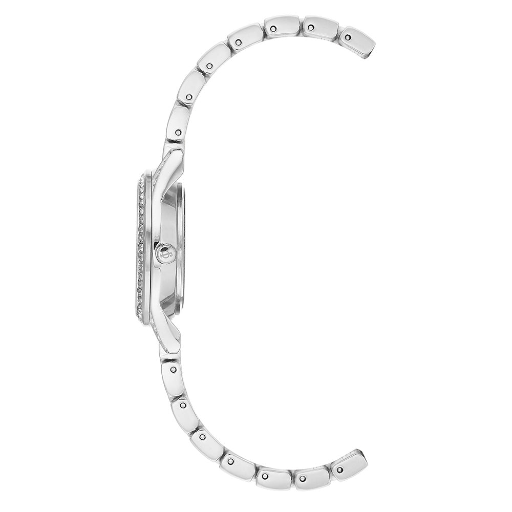 Juicy Couture Silver Steel with Swarovski Crystals Ladies Watch - JC1181PVSV