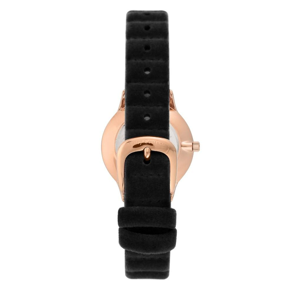 Juicy Couture Black Velvet Ladies Watch - JC1250BKBK