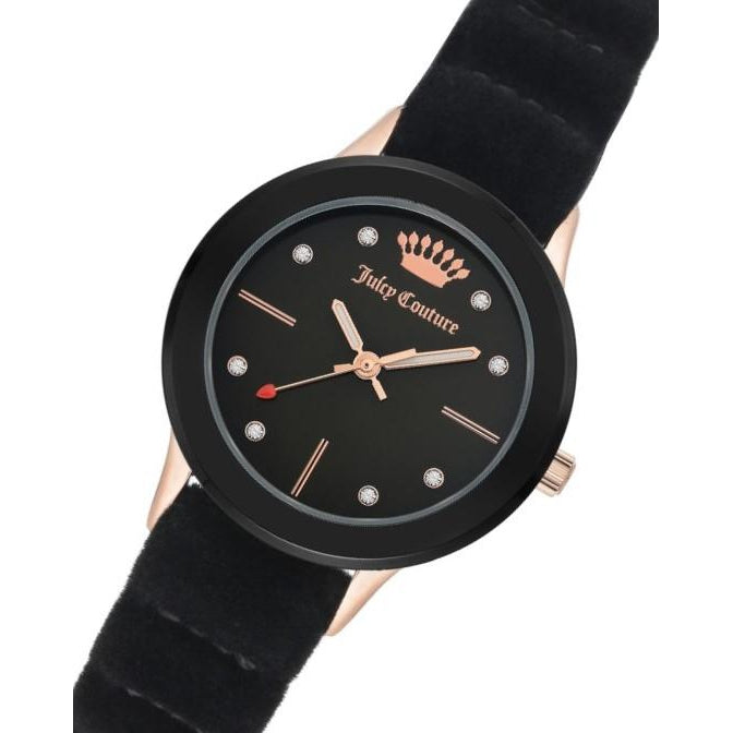 Juicy Couture Black Velvet Ladies Watch - JC1250BKBK