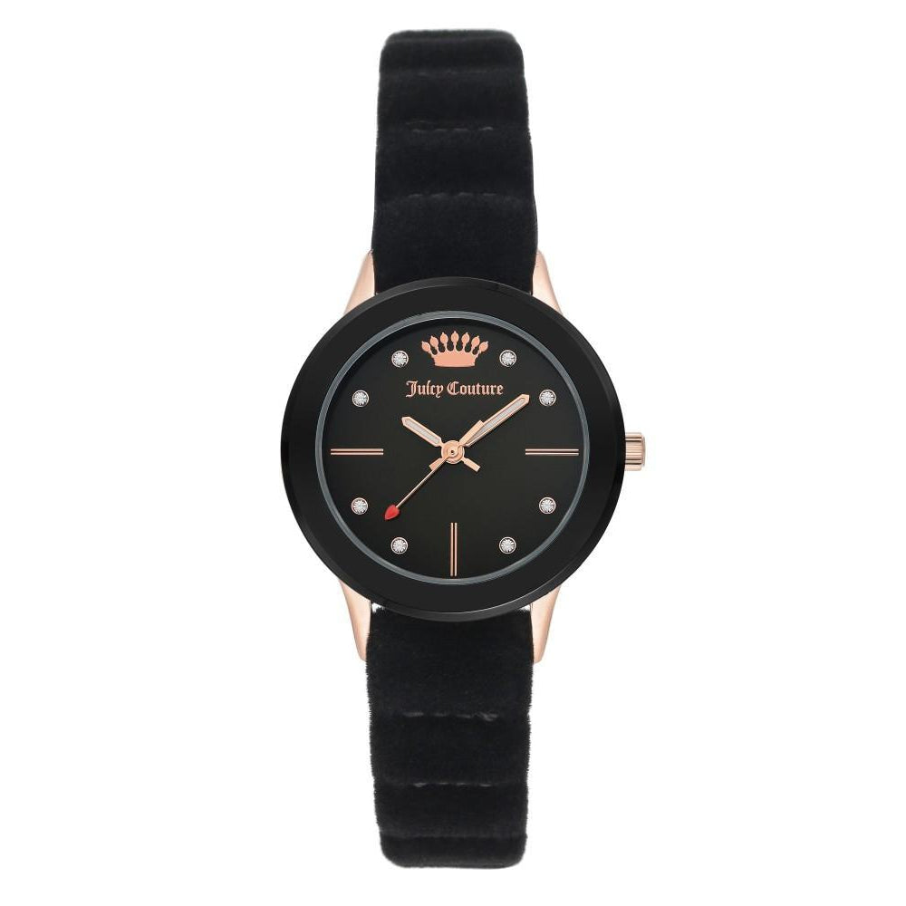 Juicy Couture Black Velvet Ladies Watch - JC1250BKBK