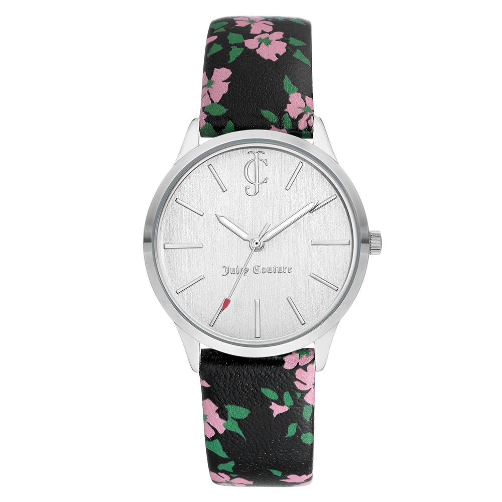 Juicy Couture Silver Mesh Bracelet Women's Watch with Extra Bands - JC1005SINT