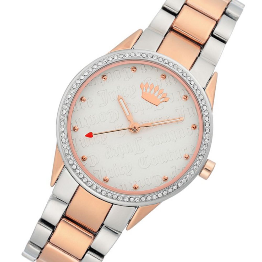 Juicy Couture Two-Tone with Swarovski Crystals Ladies Watch - JC1175SVRT