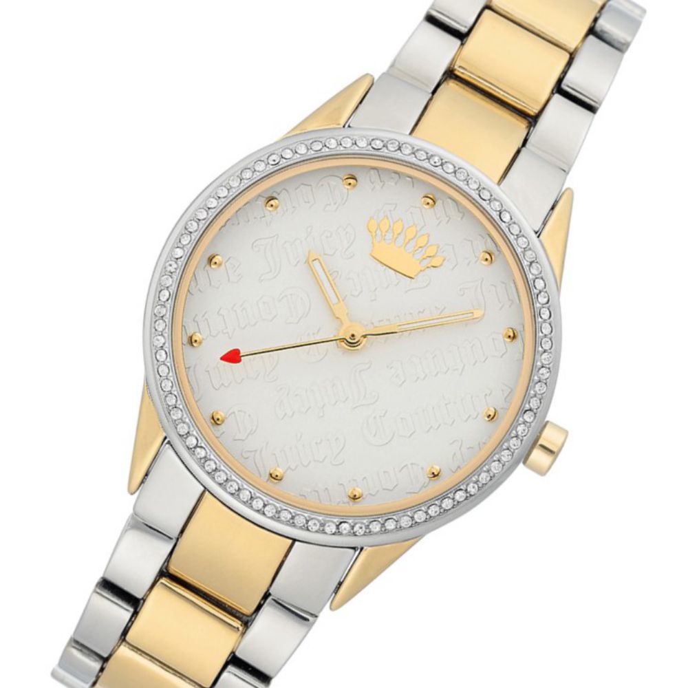 Juicy Couture Two-Tone with Swarovski Crystals Ladies Watch - JC1175SVTT