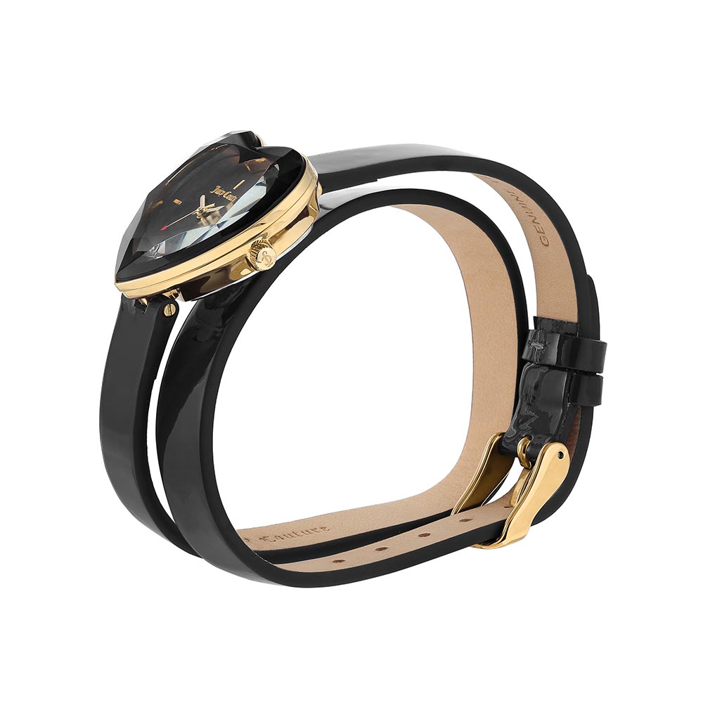 Juicy Couture Black Patent Leather Women's Watch - JC1200BKBK