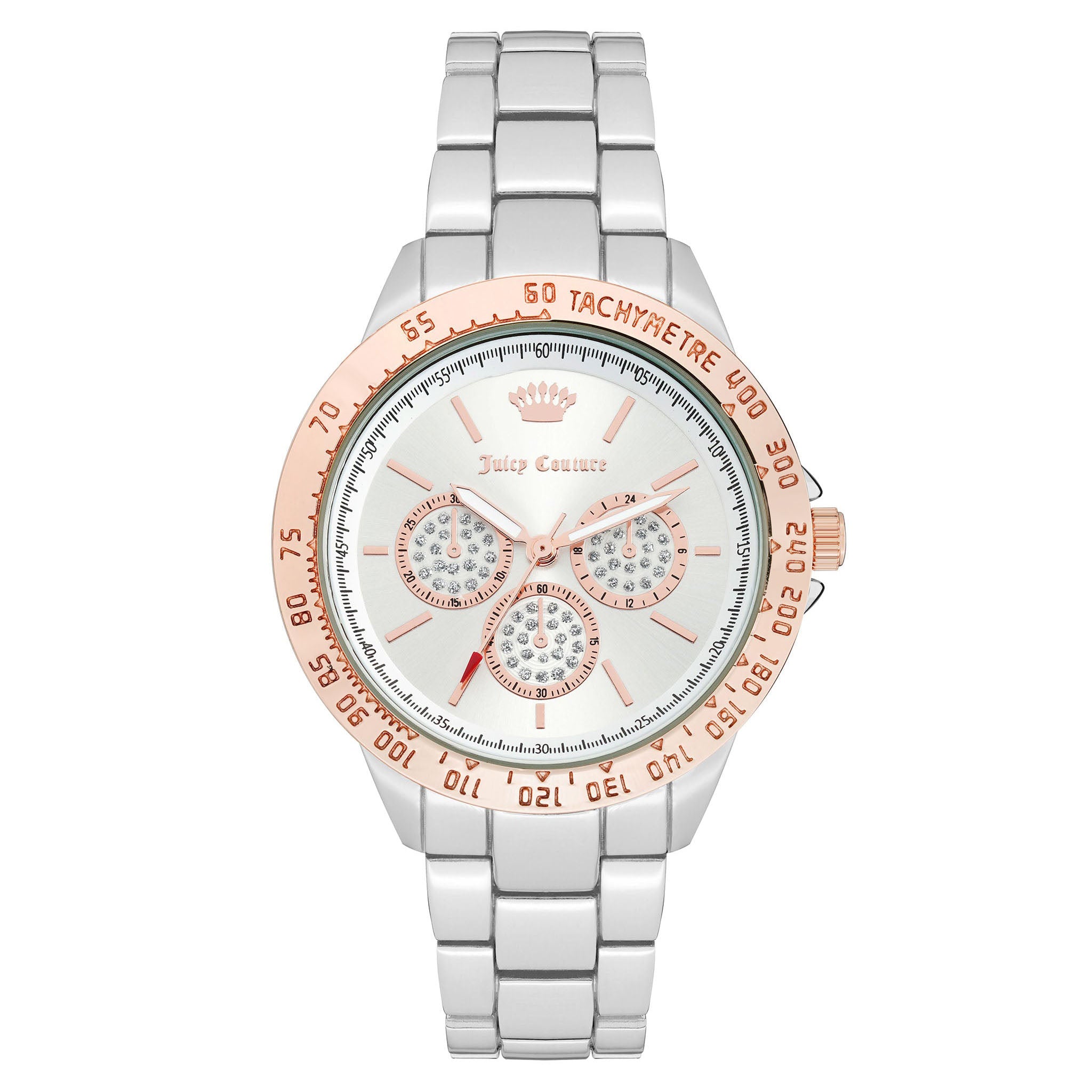 Juicy Couture Silver Band Women's Watch - JC1245SVRT