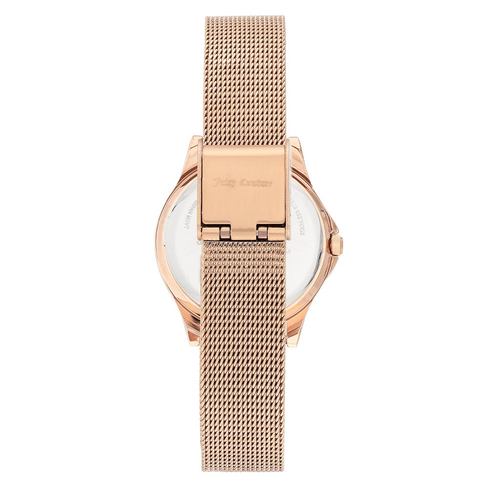 Juicy Couture Rose Gold Mesh Women's Watch - JC1322MPRG