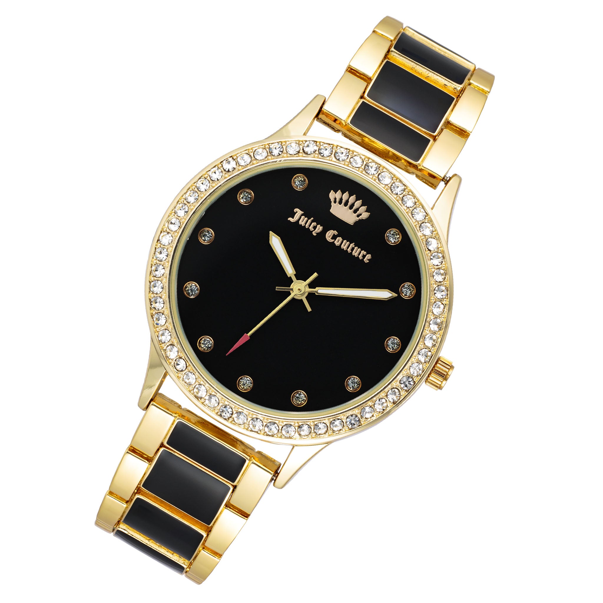 Juicy Couture Gold with Black Band Women's Watch - JC1348GPBK